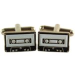 Manschettknappar 2-pack - Retro Cassette Tape / Kassettband