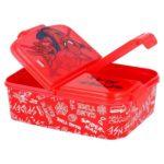 Spiderman röd matlåda med 3 fack BPA fri Marvel
