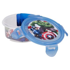 Avengers rund låda med luft- och vattentät förslutning BPA fri Marvel