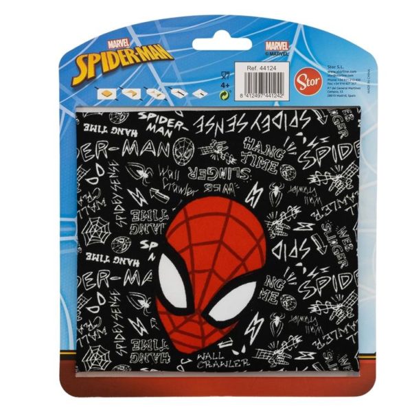 Spiderman återanvändningsbar snacks- och smörgåspåse i tyg BPA fri Marvel