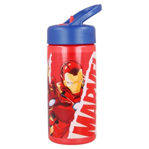 Avengers flaska med sugrör 410ml BPA fri Marvel