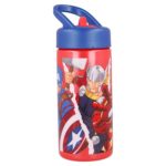 Avengers flaska med sugrör 410ml BPA fri Marvel
