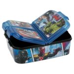 Avengers paneler matlåda med 3 fack BPA fri Marvel