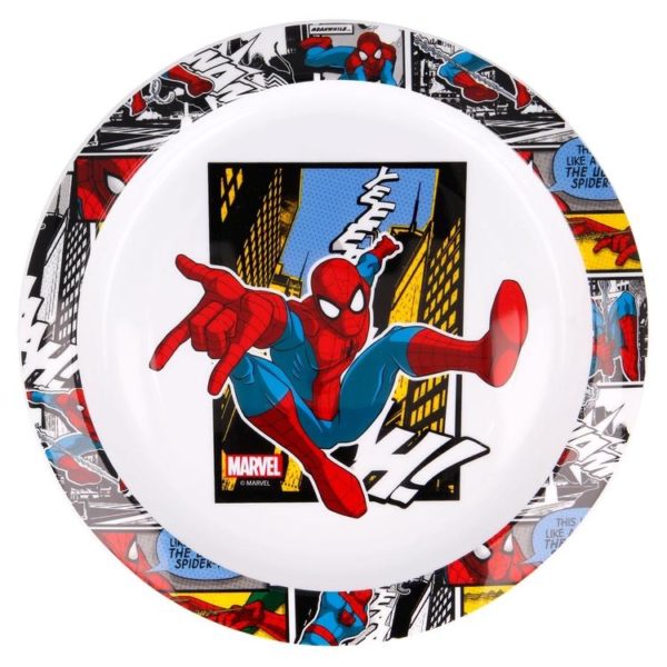 Spiderman "Yeah" tallrik BPA fri Marvel
