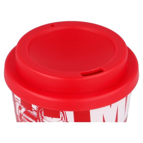 Avengers röd och vit mugg 390ml BPA fri Marvel