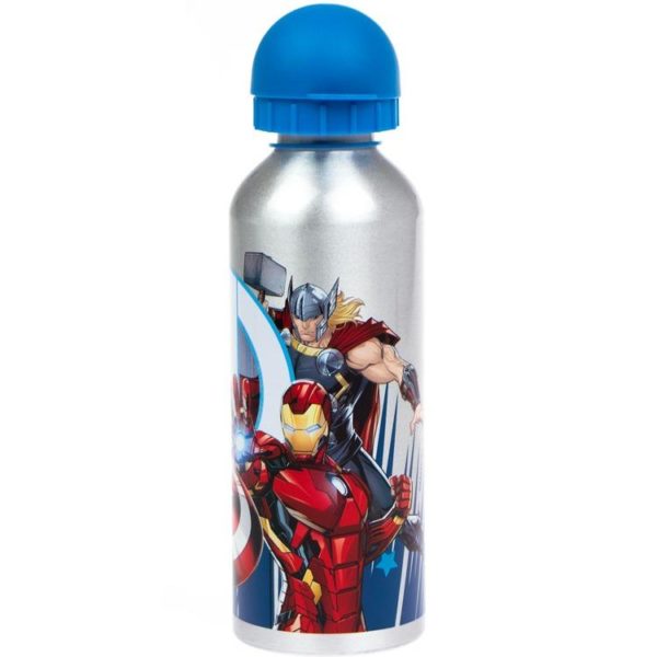 Avengers silver flaska av aluminium 500ml Marvel