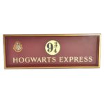 Hogwarts Express Plattform 9 3/4 Väggskylt Harry Potter