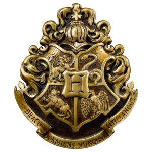 Hogwarts Vapensköld i Metall Harry Potter
