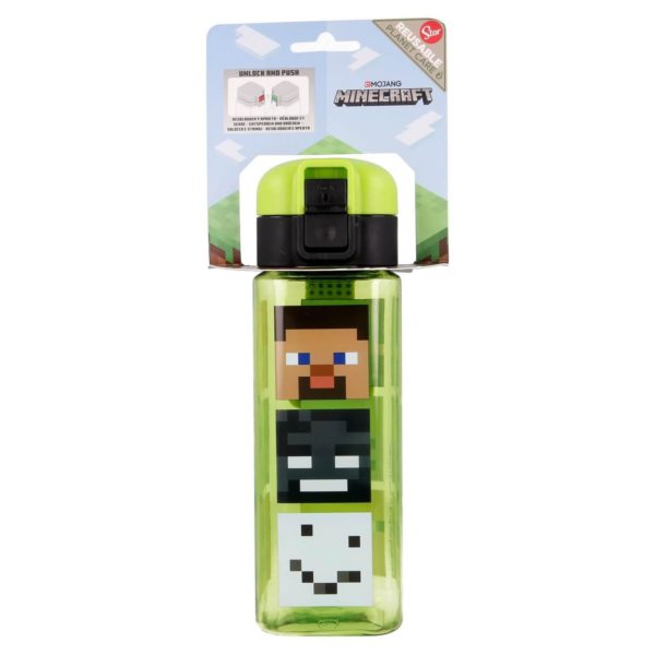 Creeper Fyrkantig Flaska 550ml Minecraft