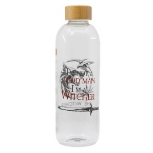 "I'm not a good man. I'm a Witcher" Glasflaska 1030ml The Witcher