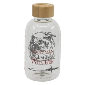 "I'm not a good man. I'm a Witcher" Glasflaska 620ml The Witcher