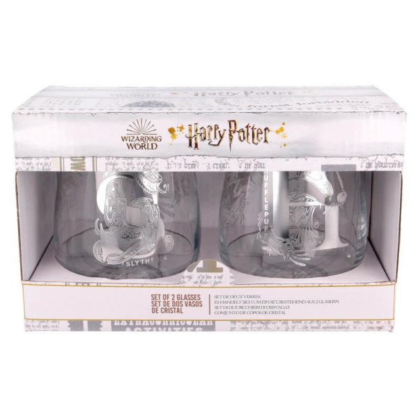 Hogwarts 2-pack Dricksglas 510ml Harry Potter