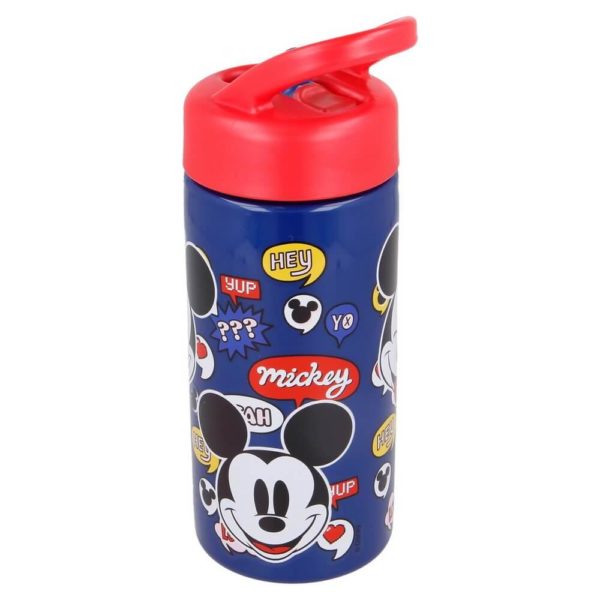 Musse Pigg Flaska med Pip/Sugrör 410ml Disney