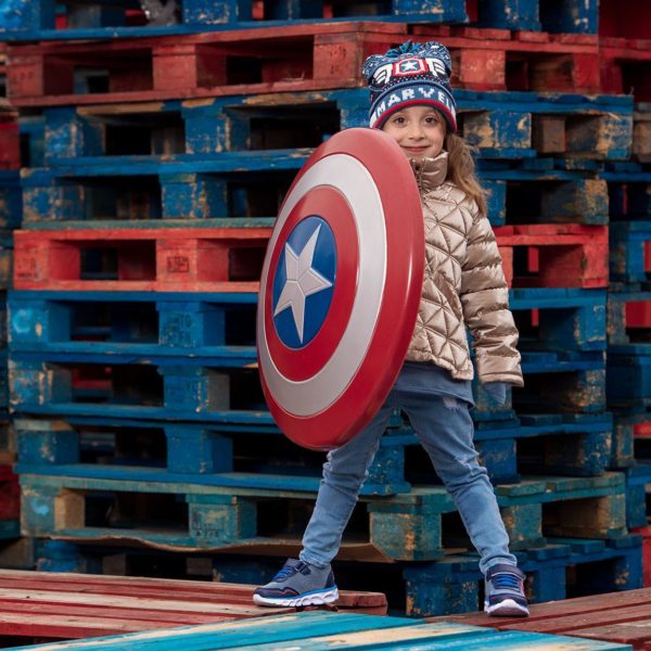 Captain America Trikåmössa med Pompom Marvel