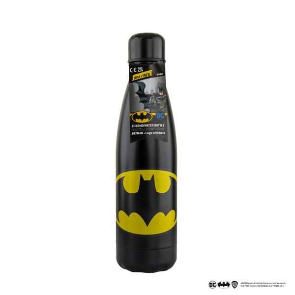 Batman Gul Logo Termosflaska i Rostfritt Stål 500ml Batman