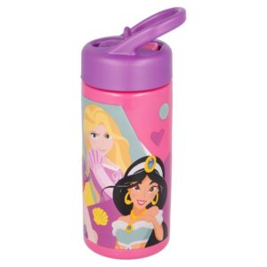 Disney-Prinsessor Flaska med Pip/Sugrör 410ml Disney