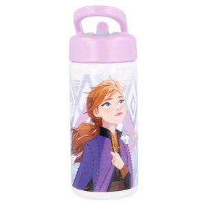 Frost/Frozen Flaska med Pip/Sugrör 410ml Disney