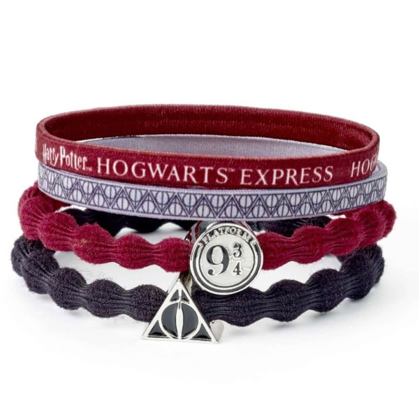 Deathly Hallows / Hogwarts Express Hårband Set (4st) Harry Potter