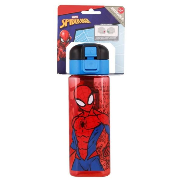 Spiderman Grafitti Fyrkantig Flaska 550ml Marvel
