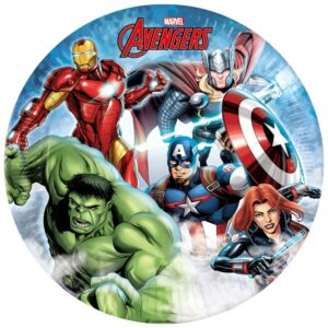 Avengers Papperstallrik 23cm (8st) Marvel