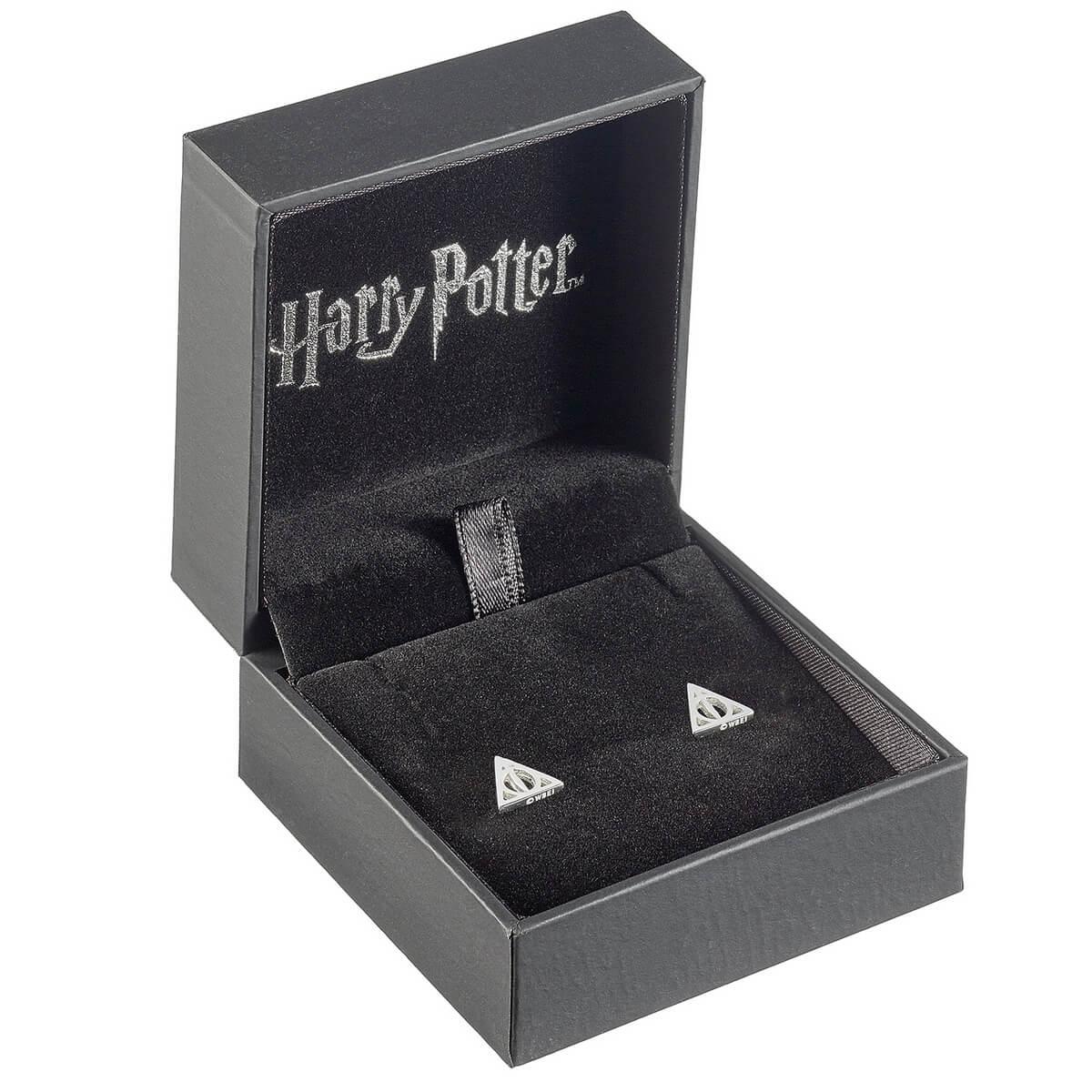 Deathly Hallows Örhängen i Silver Harry Potter