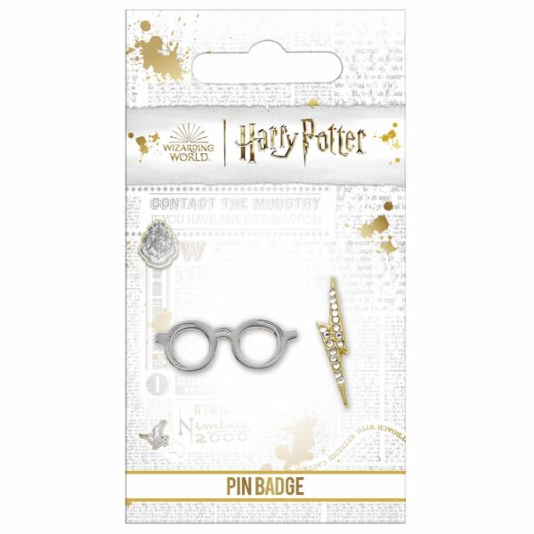 Glasögon / Blixt Broscher (2st) Harry Potter