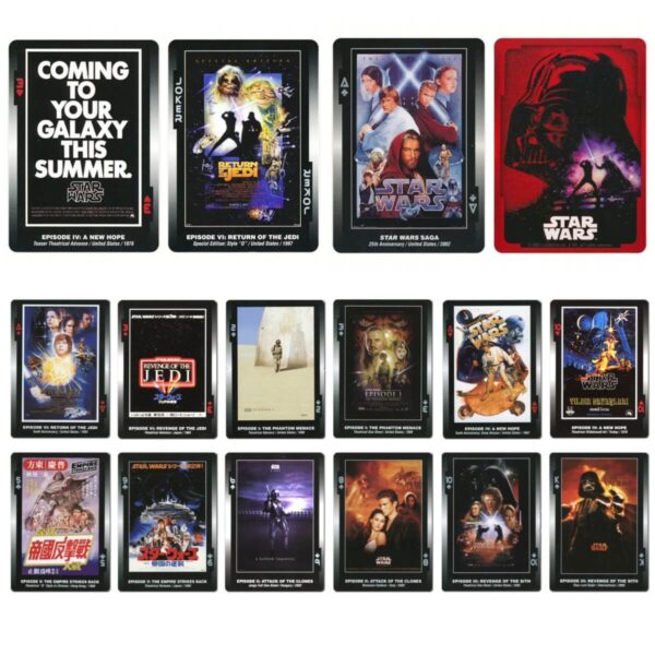 55 Movie Posters Spelkort Star Wars