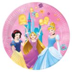 Prinsessor & Hjältinnor Papperstallrik 23cm (8st) Disney