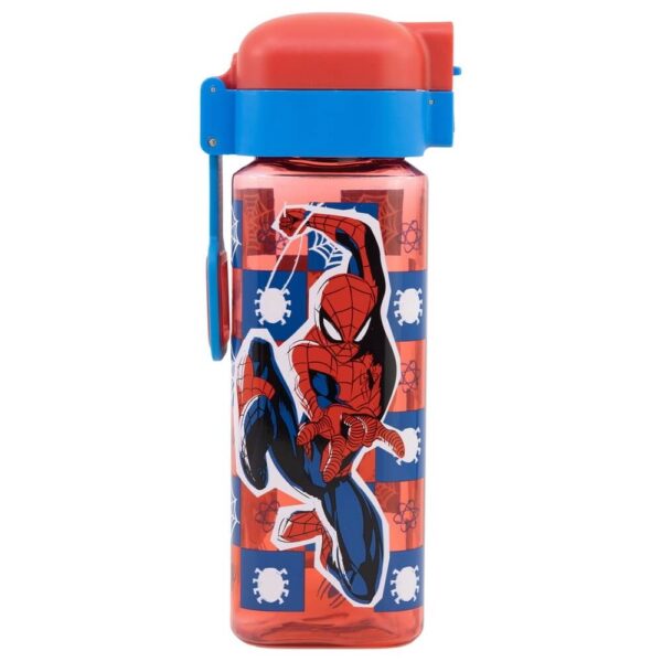 Spiderman Fyrkantig Flaska 550ml Marvel