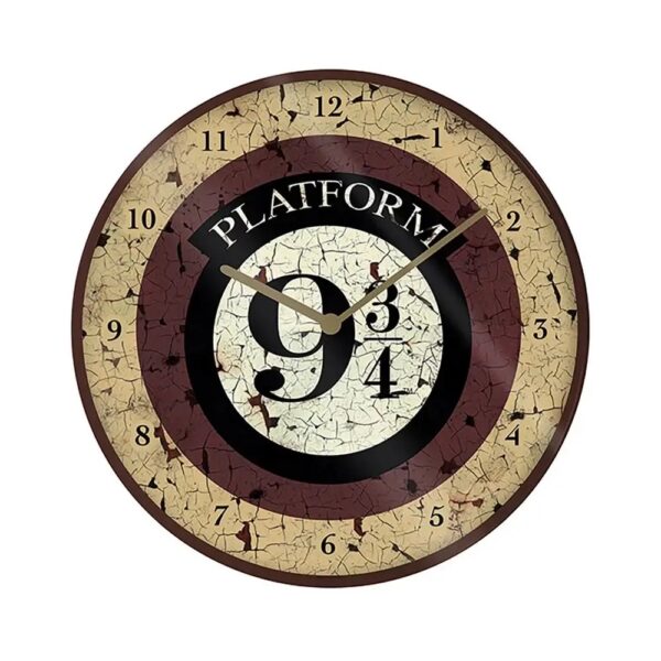 Plattform 9 3/4 Väggklocka Harry Potter