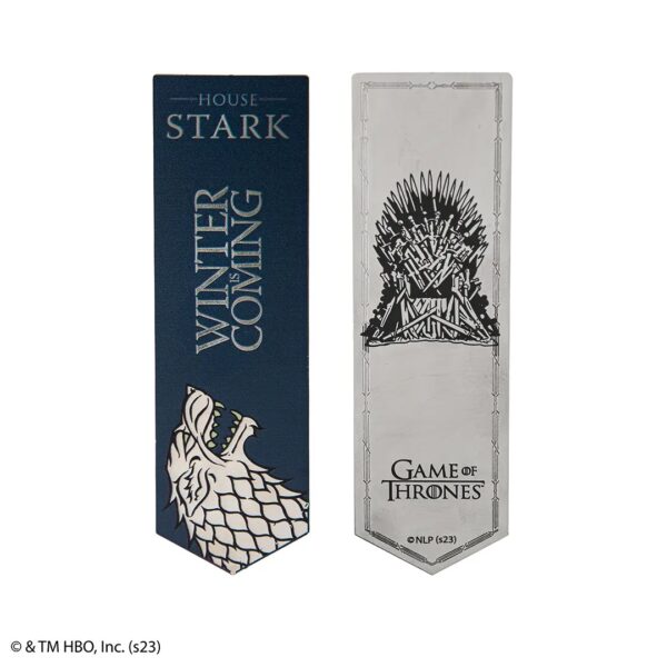House Stark Bokmärke i Metall Game of Thrones