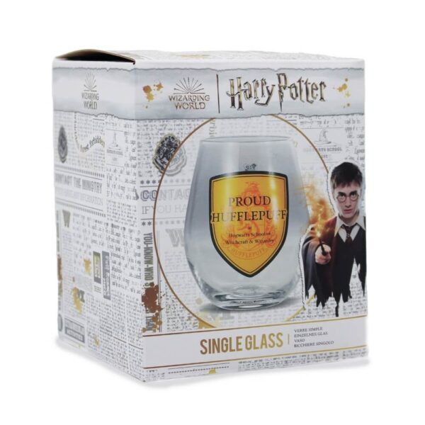 "Proud Hufflepuff" Dricksglas (325ml) Harry Potter