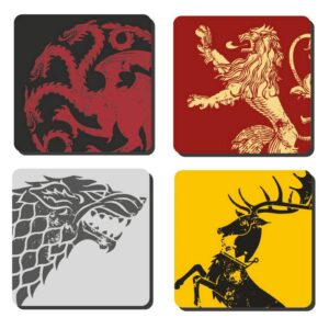 House Sigils Underlägg Set (4st) Game of Thrones