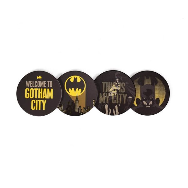 Gotham Underlägg Set (4st) Batman