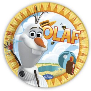 Olaf, Frozen Papperstallrik 23cm (8st) Disney