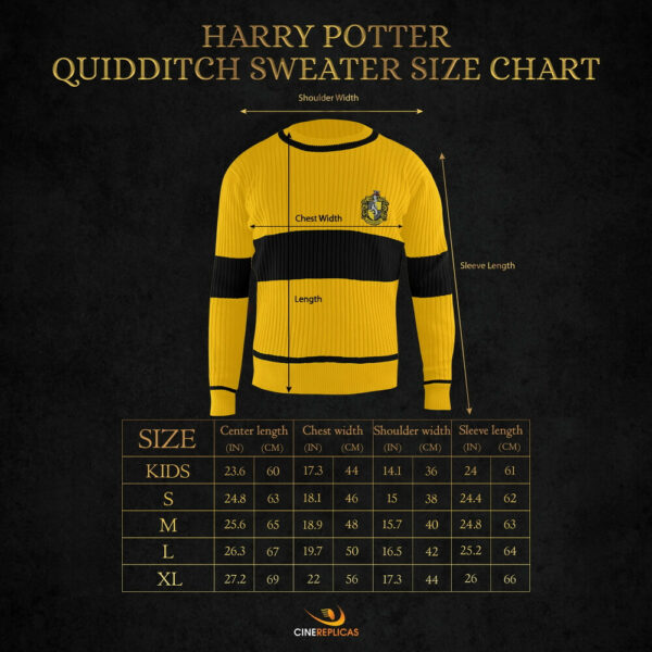 Hufflepuff Quidditch Tröja (Vuxen/Barn) Harry Potter