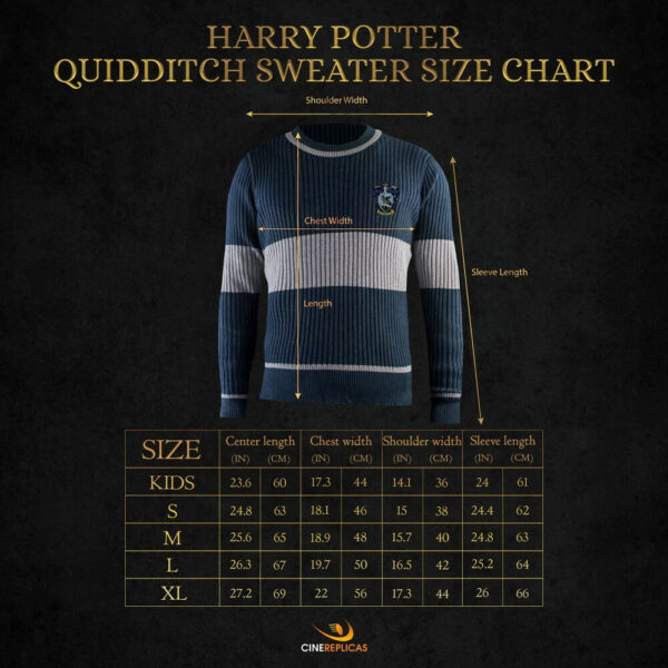 Ravenclaw Quidditch Tröja (Vuxen/Barn) Harry Potter