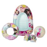 Sim-set (båt, badboll, badring, armringar) Barbie