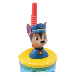 Mugg med Sugrör och 3D-figur 360ml Paw Patrol