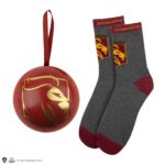 Gryffindor Julgranskula med Strumpor - Harry Potter
