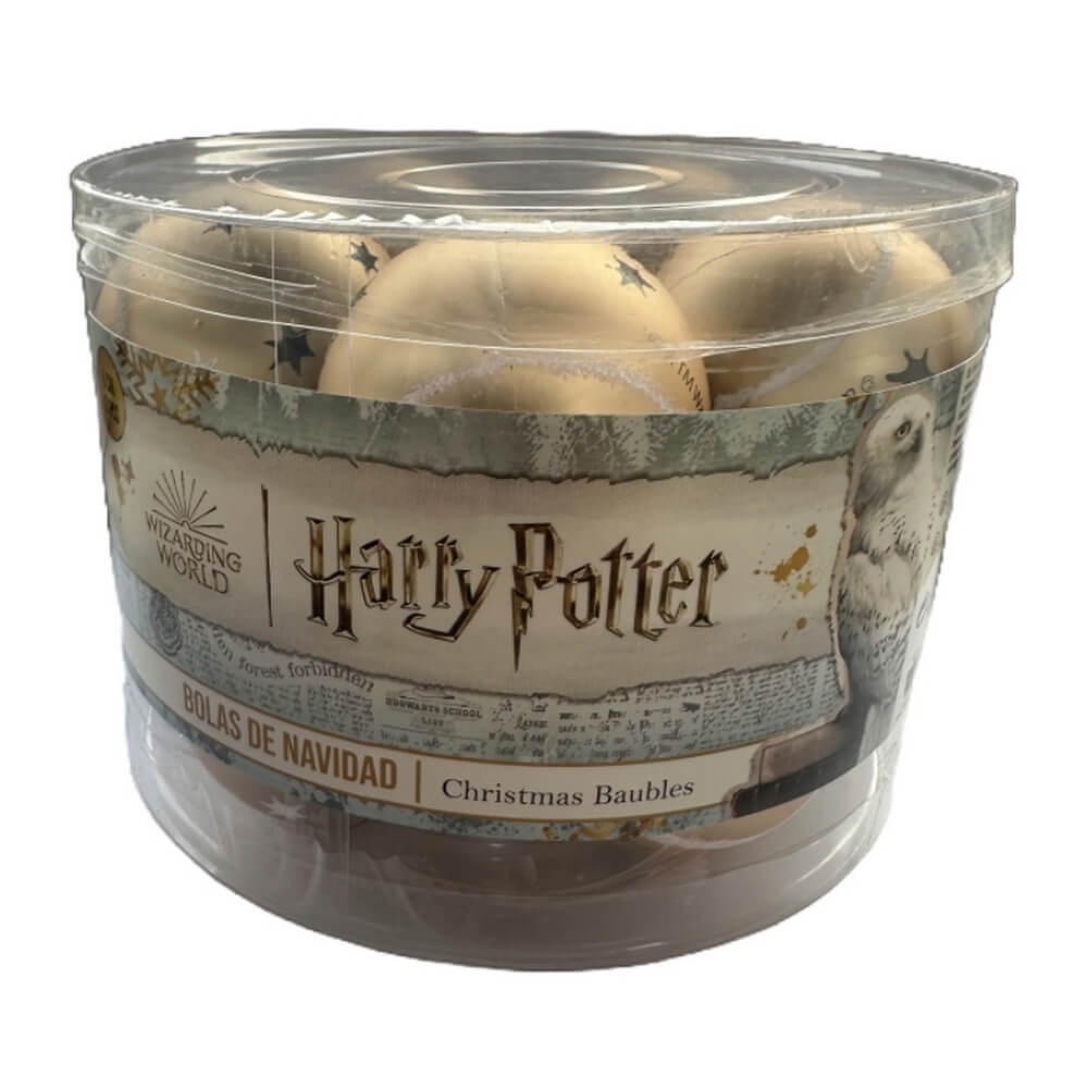 10-pack Julgranskulor Guld (6cm) Harry Potter 2 10-pack Julgranskulor Guld (6cm) Harry Potter