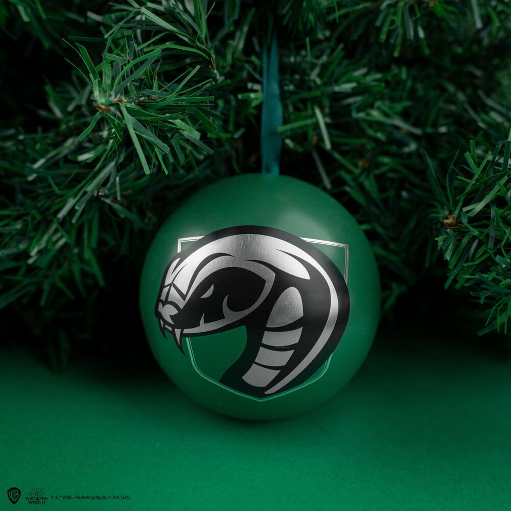 Slytherin Julgranskula med Strumpor - Harry Potter 3 Slytherin Julgranskula med Strumpor - Harry Potter