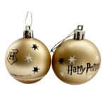 10-pack Julgranskulor Guld (6cm) Harry Potter 4 10-pack Julgranskulor Guld (6cm) Harry Potter