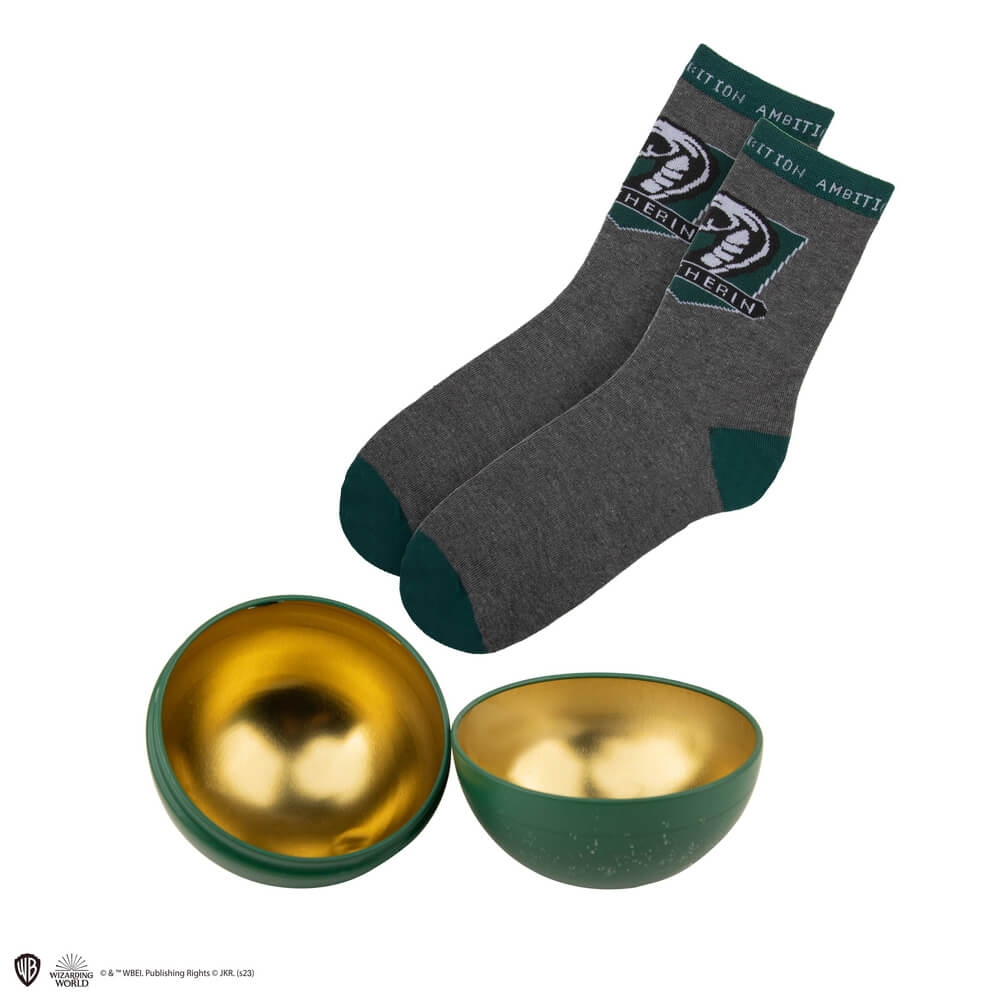 Slytherin Julgranskula med Strumpor - Harry Potter 4 Slytherin Julgranskula med Strumpor - Harry Potter