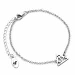 Deathly Hallows Armband i Silver - Harry Potter