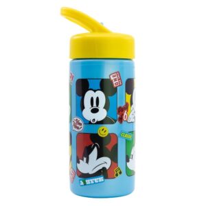 Musse Pigg Flaska med Pip/Sugrör 410ml Disney