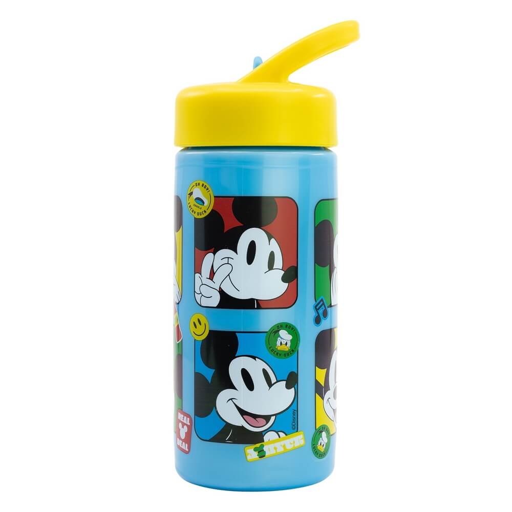 Musse Pigg Flaska med Pip/Sugrör 410ml Disney 1 Musse Pigg Flaska med Pip/Sugrör 410ml Disney