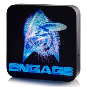 "Engage" Bordslampa / Vägglampa 3D - Star Trek