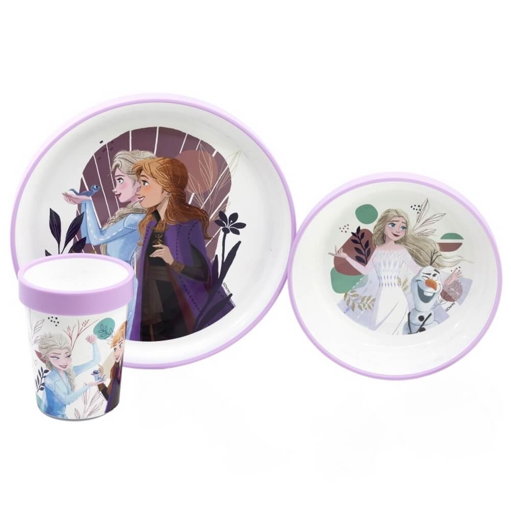 Frost/Frozen 3-set Non-Slip Skål, Tallrik och Mugg Disney 1 Frost/Frozen 3-set Non-Slip Skål, Tallrik och Mugg Disney