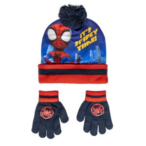 Spiderman Mössa och Vantar (Barn) - Marvel